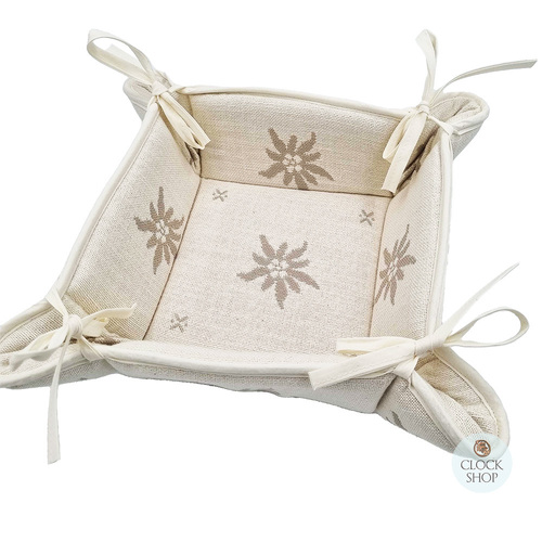 Cream Edelweiss Bread Basket By Schatz image
