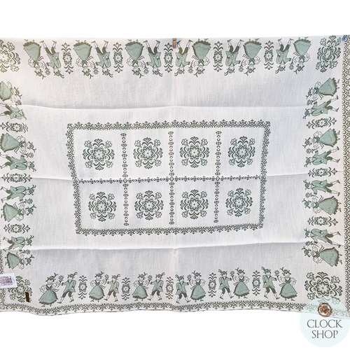 Green Dancers Tablecloth By Schatz (175 x 135cm) image