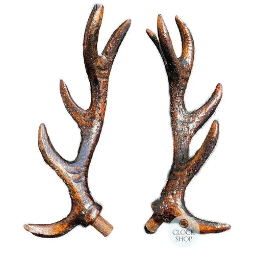 65mm Wooden Cuckoo Clock Antlers To Suit HÖNES Clock (Detailed) image