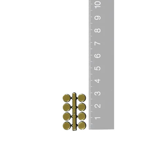 6.3mm Gold Numeral Dots (Set Of 8) image