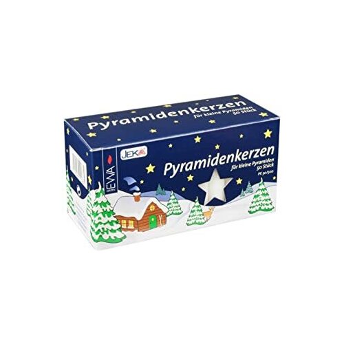 Box Of 50 White Candles (14mm Diameter) image
