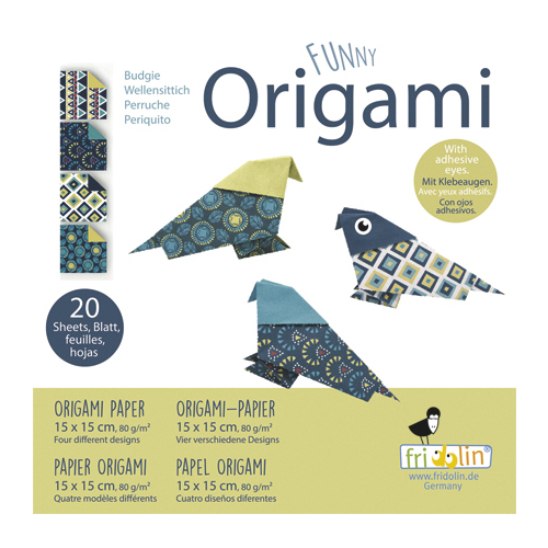 Funny Origami- Budgie image