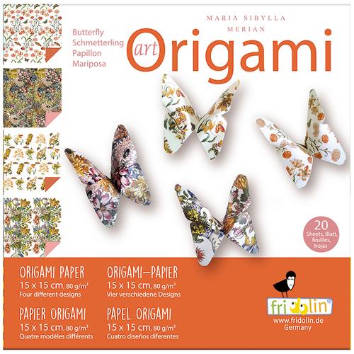 Art Origami-  Butterfly (Maria Sibylla Merian)