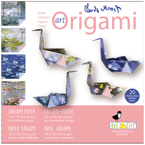 Art Origami- Swan (Claude Monet)