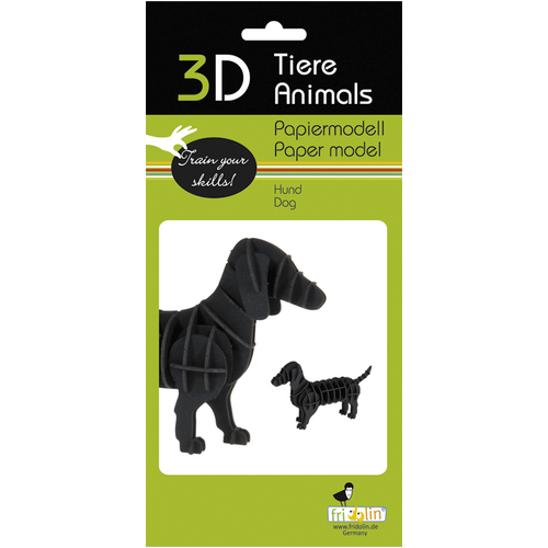 3D Paper Model- Dachshund image