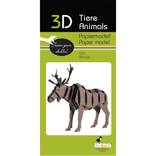 3D Paper Model- Moose