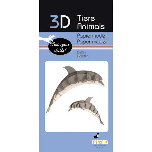 3D Paper Model- Dolphin image