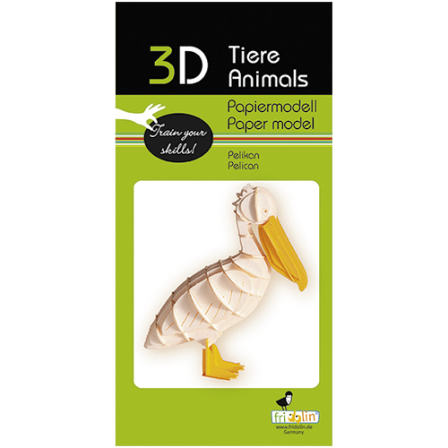 3D Paper Model- Pelican image