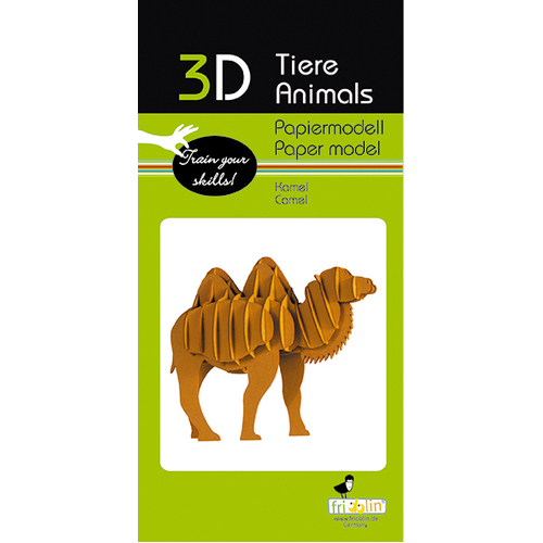 3D Paper Model- Camel