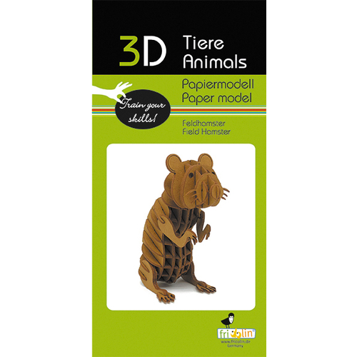 3D Paper Model- Hamster image