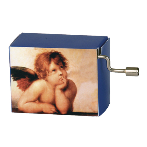 Classic Art Hand Crank Music Box- Thinking Cupid (Ave Maria) image