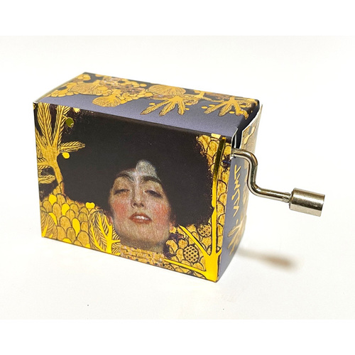 Classic Art Hand Crank Music Box- Judith by Klimt (Debussy- Arabesque)