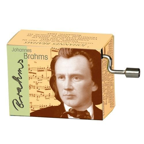 Classical Composers Hand Crank Music Box (Brahms- Lullaby)