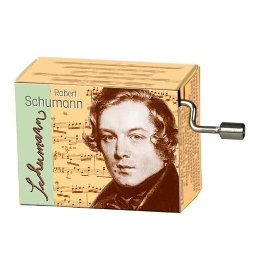 Classical Composers Hand Crank Music Box (Schumann- Reverie) image