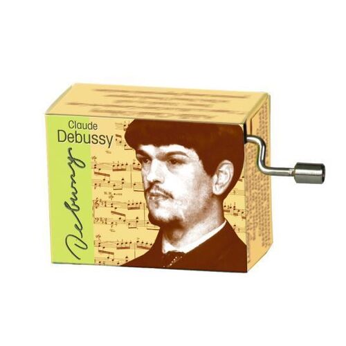 Classical Composers Hand Crank Music Box (Debussy- Clair De Lune)