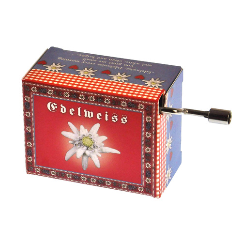 Modern Designs Hand Crank Music Box- Edelweiss Flower (Edelweiss) image