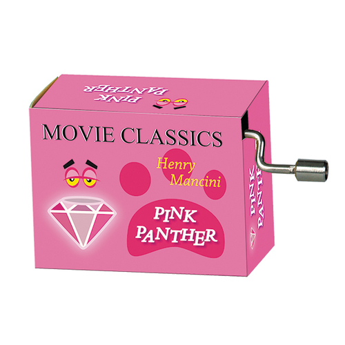 Movie Classics Hand Crank Music Box (Pink Panther)