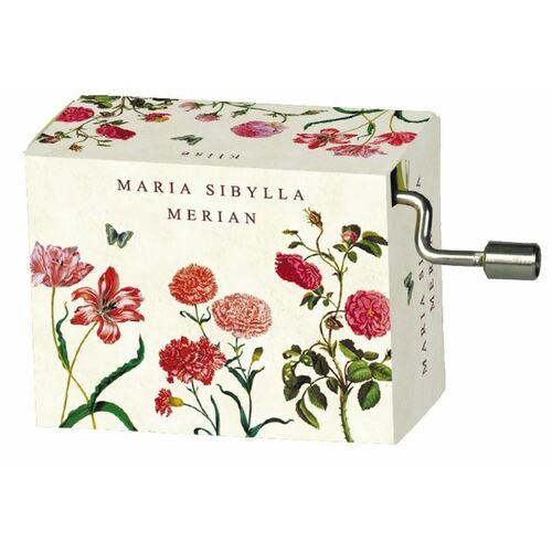 Classic Art Hand Crank Music Box- Maria Sibylla Merian (Beethoven- Fur Elise)