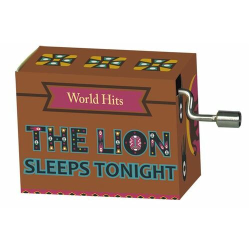 World Hits Hand Crank Music Box (The Lion Sleeps Tonight)