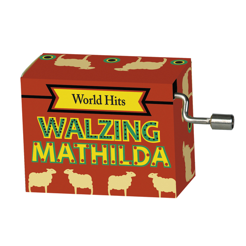 World Hits Hand Crank Music Box (Waltzing Matilda)