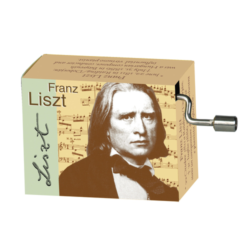 Classical Composers Hand Crank Music Box (Liszt- Liebstraum)