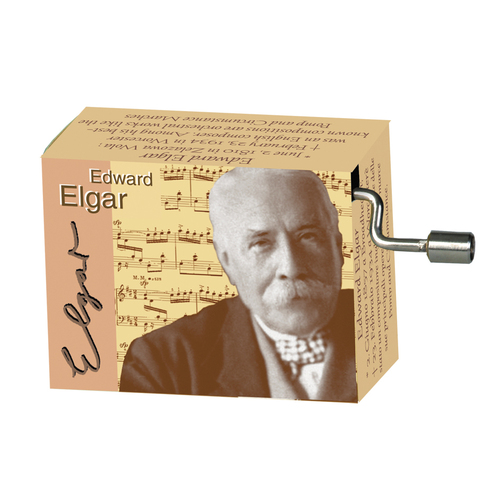 Classical Composers Hand Crank Music Box (Elgar- Pomp and Circumstance)