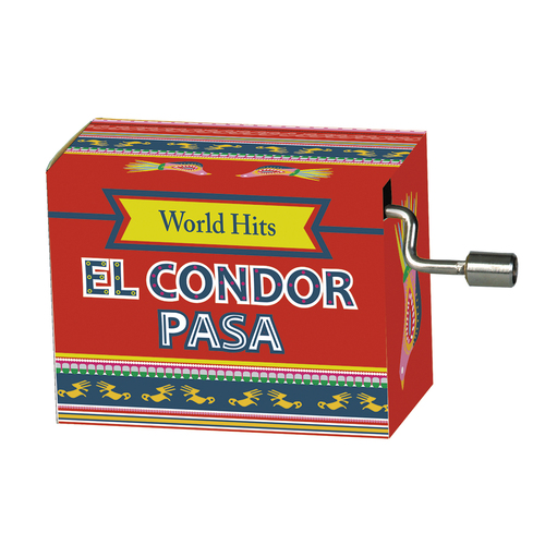 World Hits Hand Crank Music Box (El Condor Pasa) image