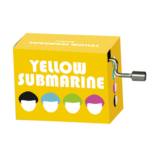 Modern Designs Hand Crank Music Box- The Beatles (Yellow Submarine)