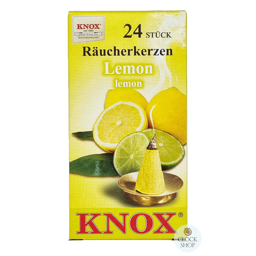 Incense Cones- Lemon Scent (Box of 24)