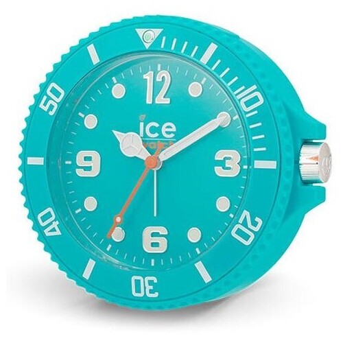 13cm Turquoise Silent Analogue Alarm Clock By ICE