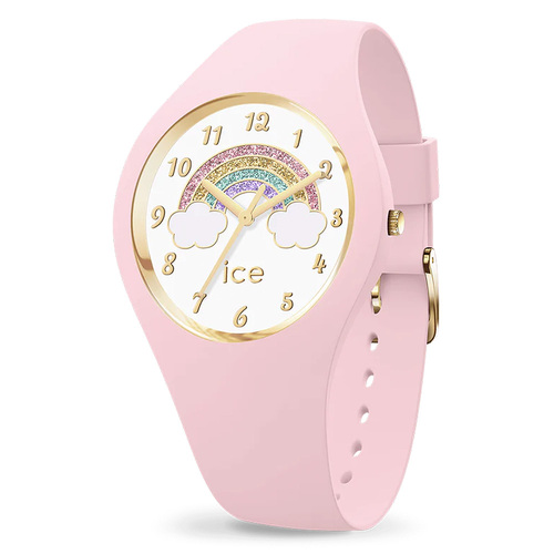34mm Fantasia Collection Pink & Gold Youth Watch With Rainbow Dial By ICE-WATCH