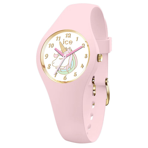 28mm Fantasia Collection Pink & Gold Youth Watch With Unicorn Dial By ICE-WATCH