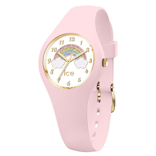 28mm Fantasia Collection Pink & Gold Youth Watch With Rainbow Dial By ICE-WATCH