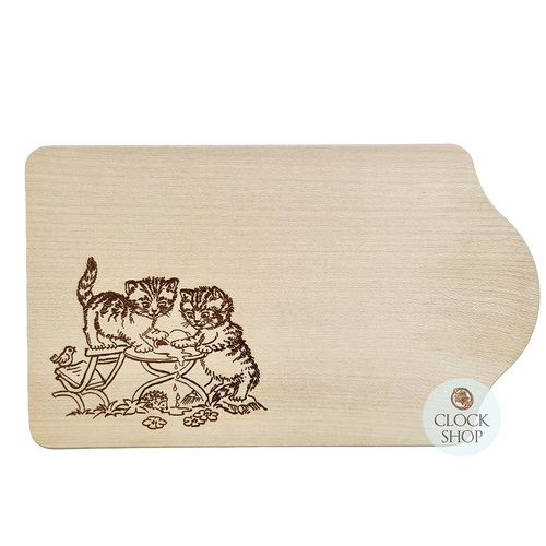 Wooden Chopping Board (Cats)