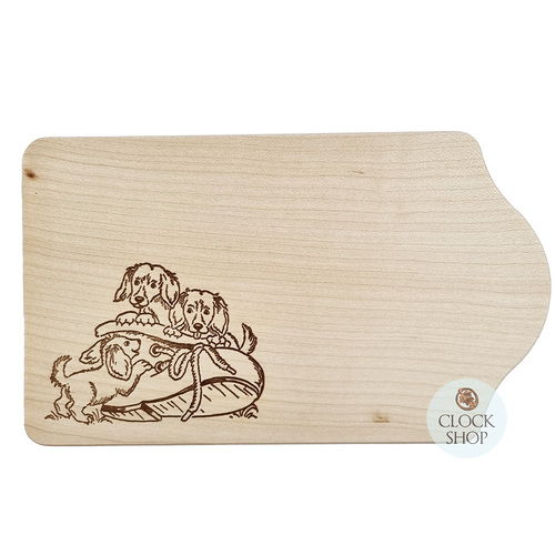 Wooden Chopping Board (Dogs)