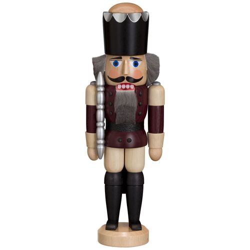 29cm Aubergine King Nutcracker By Seiffener image