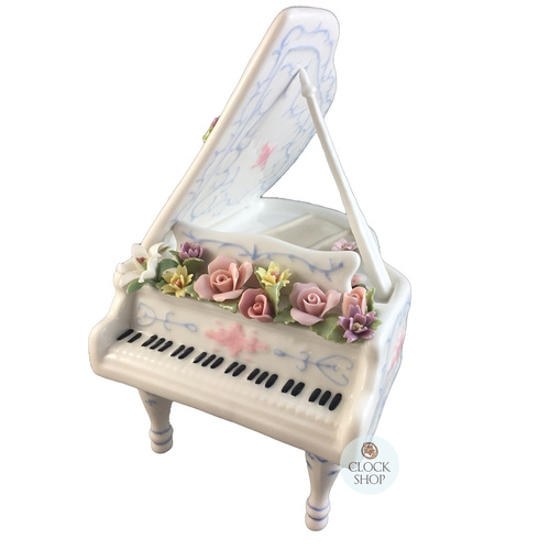 Porcelain Grand Piano Music Box (Beethoven- Fur Elise)