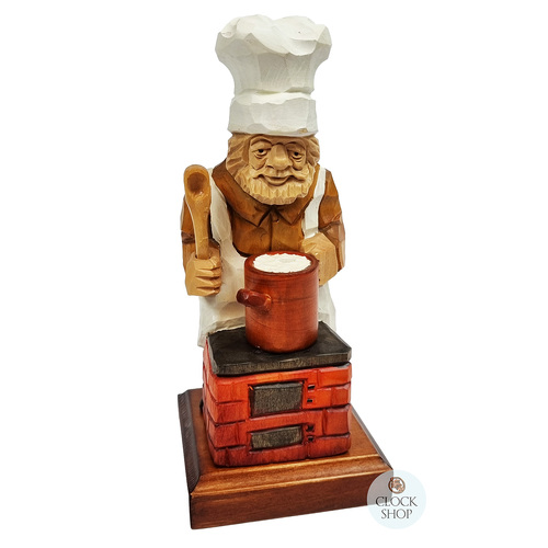 21cm Hand Carved Baker German Incense Burner By Master Carver image