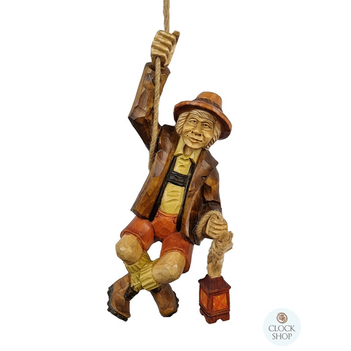 Hand Carved Man On Rope image