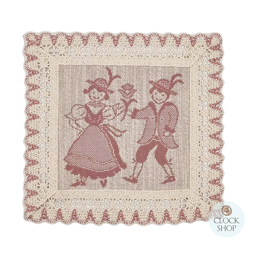 Pink Dancers Square Placemat By Schatz (20cm) image