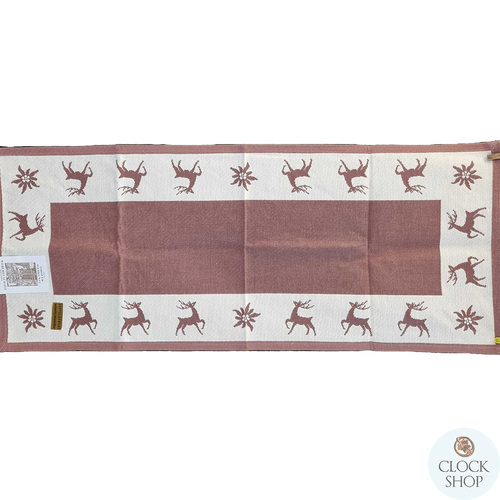 Mauve Reindeer Table Runner By Schatz (100cm) image