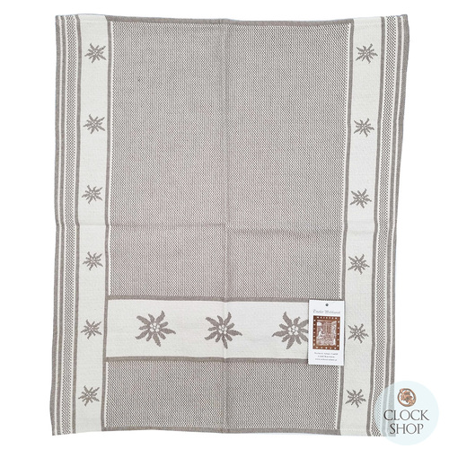 Light Edelweiss Tea Towel By Schatz (60 x 50cm)