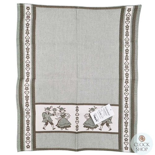 Green Dancers Tea Towel By Schatz (60 x 50cm) image