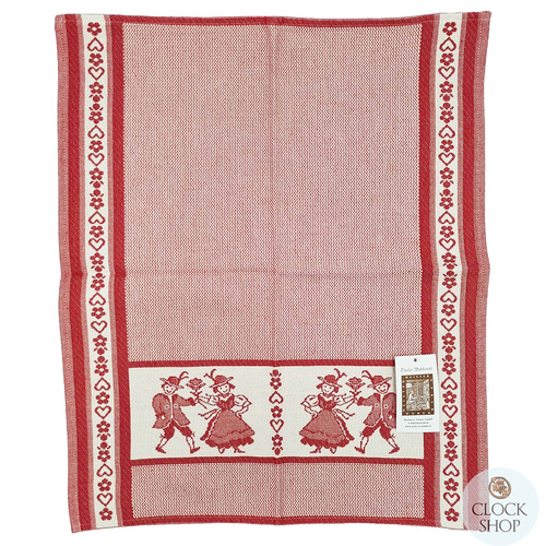 Red Dancers Tea Towel By Schatz (60 x 50cm) image