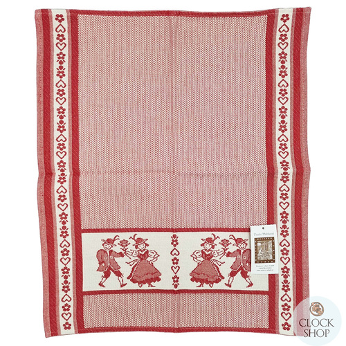 Red Dancers Tea Towel By Schatz (60 x 50cm)