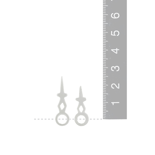 White Plastic Cuckoo Clock Hands (25mm & 20mm) image