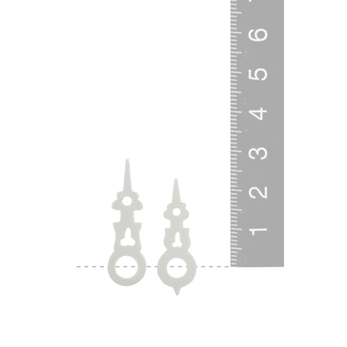 White Plastic Cuckoo Clock Hands (28mm & 23mm) image