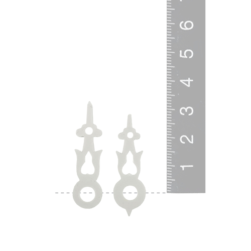 White Plastic Cuckoo Clock Hands (33mm & 27mm) image