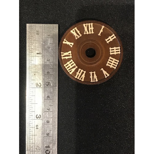 Dial For Cuckoo Clock Wooden Brown Face 50mm