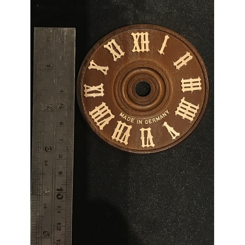 Dial For Cuckoo Clock Wooden Brown Dial 80mm